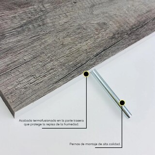 Foto 3 | Repisas Flotantes 40 x 10 cm 6 Piezas