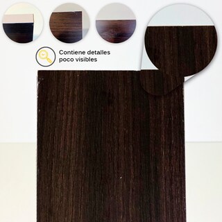 Foto 2 | 3 Repisas Flotantes Minimalistas Melamina Liquidacion Poliespacios R40S3L-24 Chocolate 40x15cm