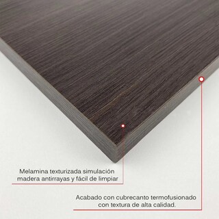 Foto 6 | Set 6 Repisas Flotantes Poliespacios R410S6-24 Marrones 40 x 10 cm