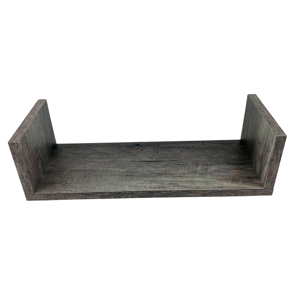 4 Repisas Flotantes Minimalista Librero Poliespacios Rls4-17 Gris 45 x 15 cm