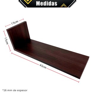 Foto 4 | Repisas Poliespacios Café 3 Piezas