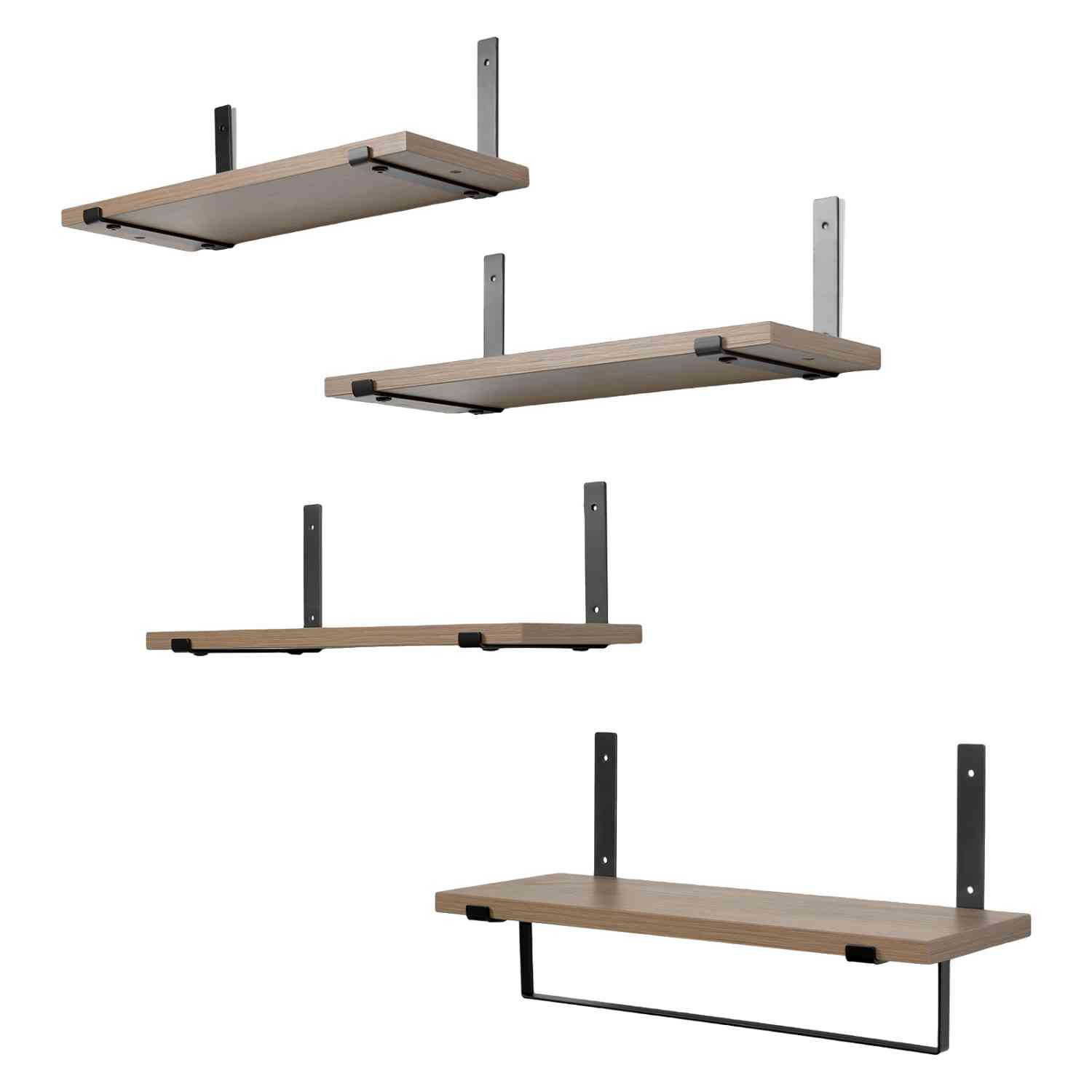 Repisas Flotantes Rack & Pack Cafés 4 Piezas