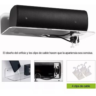 Foto 2 | Juego De 2 Estantes Flotantes Invisible Eo Safe Imports Esi-11039 Transparente