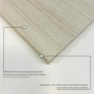 Foto 3 | 3 Repisas Estantería Flotante Poliespacios Blanco Madera 40 x 15 cm