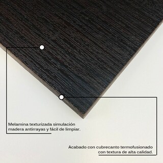 Foto 3 | 3 Repisas Estantería Flotante Poliespacios Chocolate Wengue 30 x 15 cm