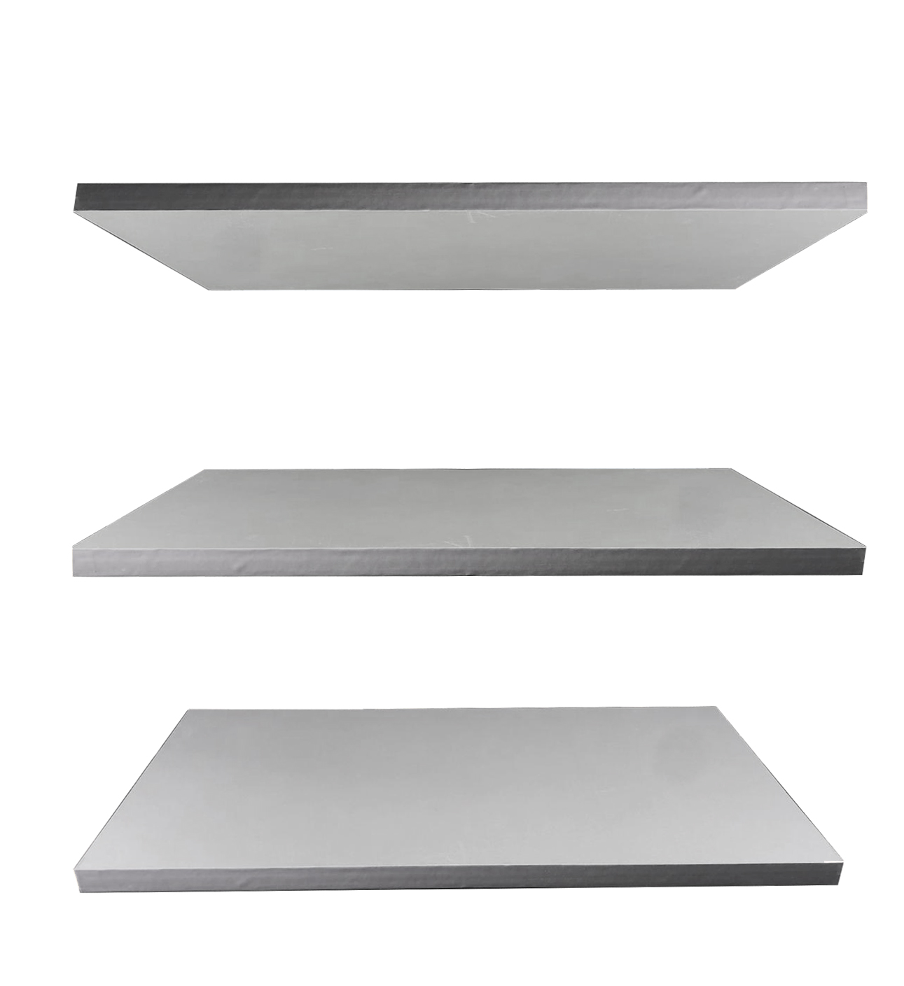 Foto 3 | Set 3 Repisas Estante Flotantes 20x50 Organizador Gris