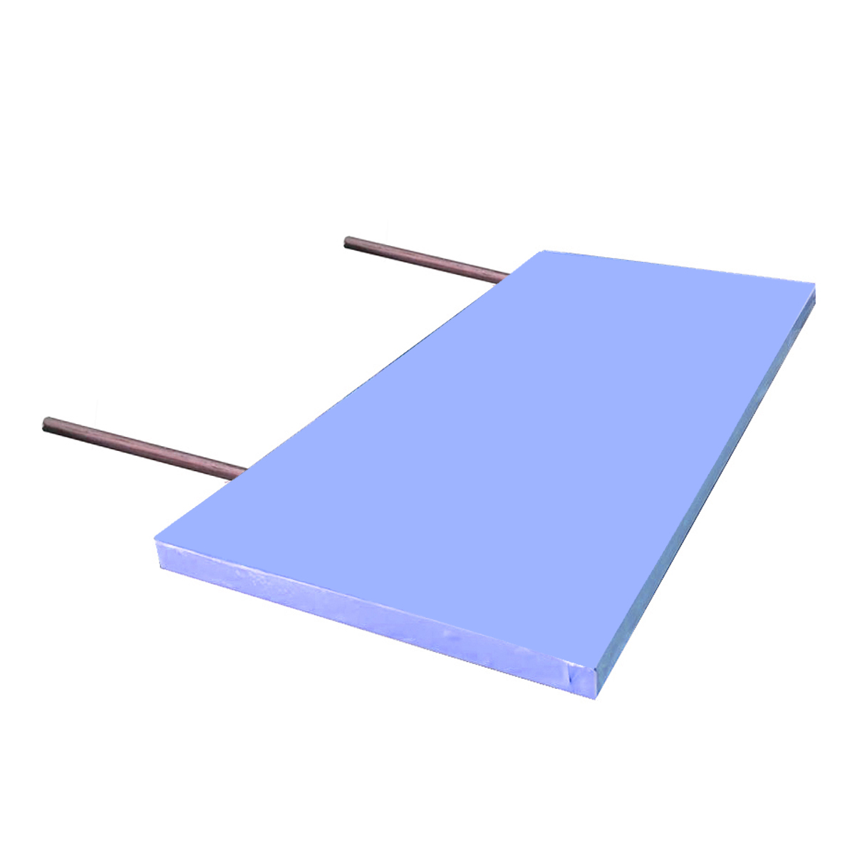 Set de 3 Repisas Flotantes de MDF 20 x 40 cm Azules