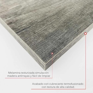 Foto 4 | 3 Repisas Estanteria Flotante Libros Madera Melamina Poliespacios R82s3-17 Lombardia 80x20cm
