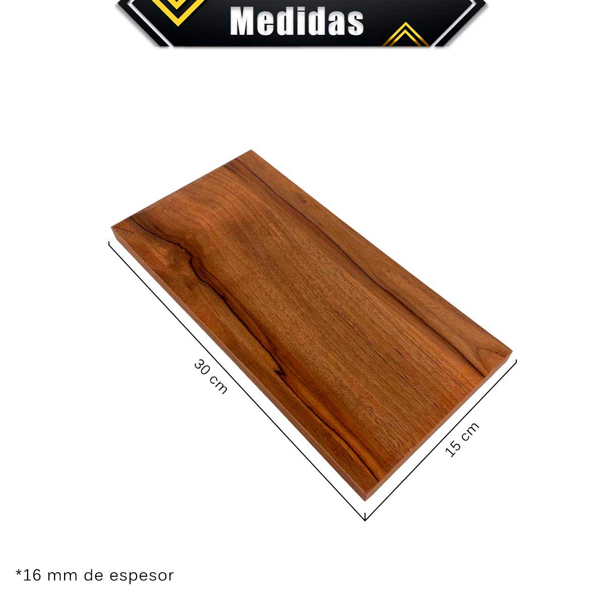 Foto 7 pulgar | 3 Repisas Estanteria Flotante Libros Madera Melamina Poliespacios R30set-28 Nogal 30x15cm