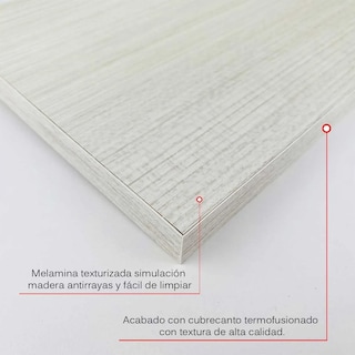 Foto 4 | 3 Repisas Estanteria Flotante Libros Madera Melamina Poliespacios R82s3-25 Teka Artico 80x20cm