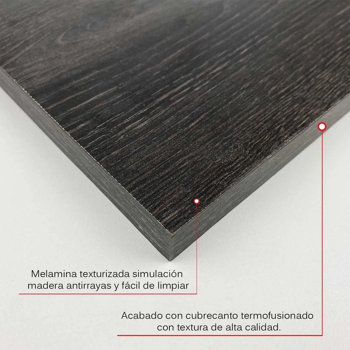 Foto 4 | 3 Repisas Estanteria Flotante Libros Madera Melamina Poliespacios R82s3-33 Espresso 80x20cm