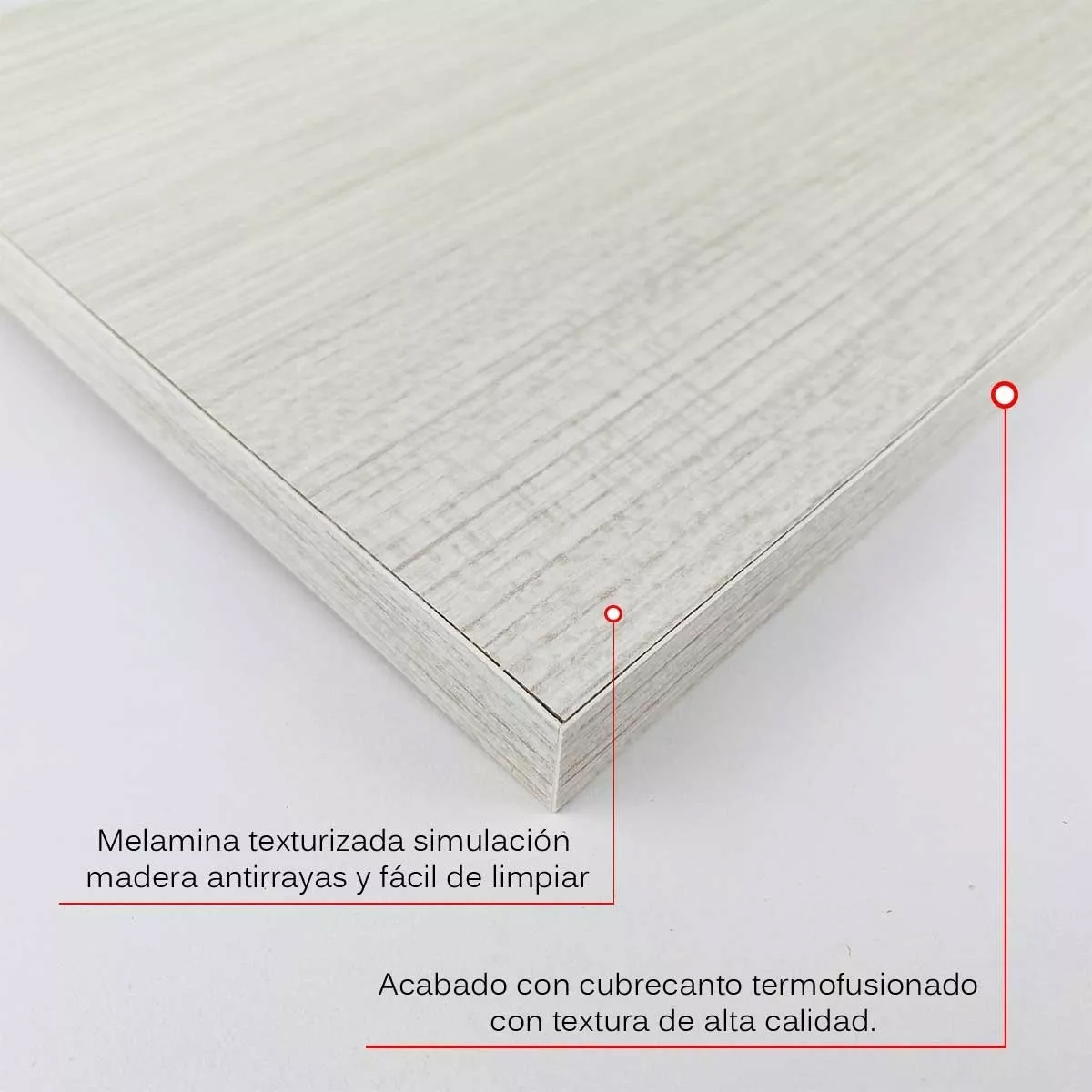 Foto 5 pulgar | 3 Repisas Estanteria Flotante Libros Madera Melamina Poliespacios R40set-25 Teka Artico 40x15cm