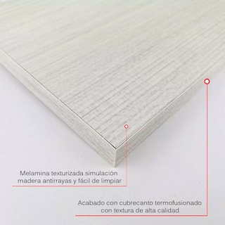 Foto 4 | 3 Repisas Estanteria Flotante Libros Madera Melamina Poliespacios R40set-25 Teka Artico 40x15cm