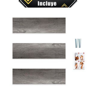 Foto 7 | 3 Repisas Estanteria Flotante Libros Madera Melamina Poliespacios R50set-17 Lombardia 50x15cm