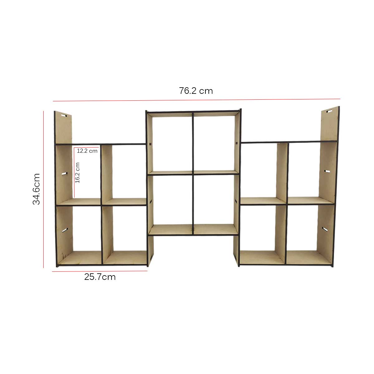 Foto 4 pulgar | Exhibidor Modular Funko Pop Coleccionador Poliespacios Dl103 Natural para 12 Funkos