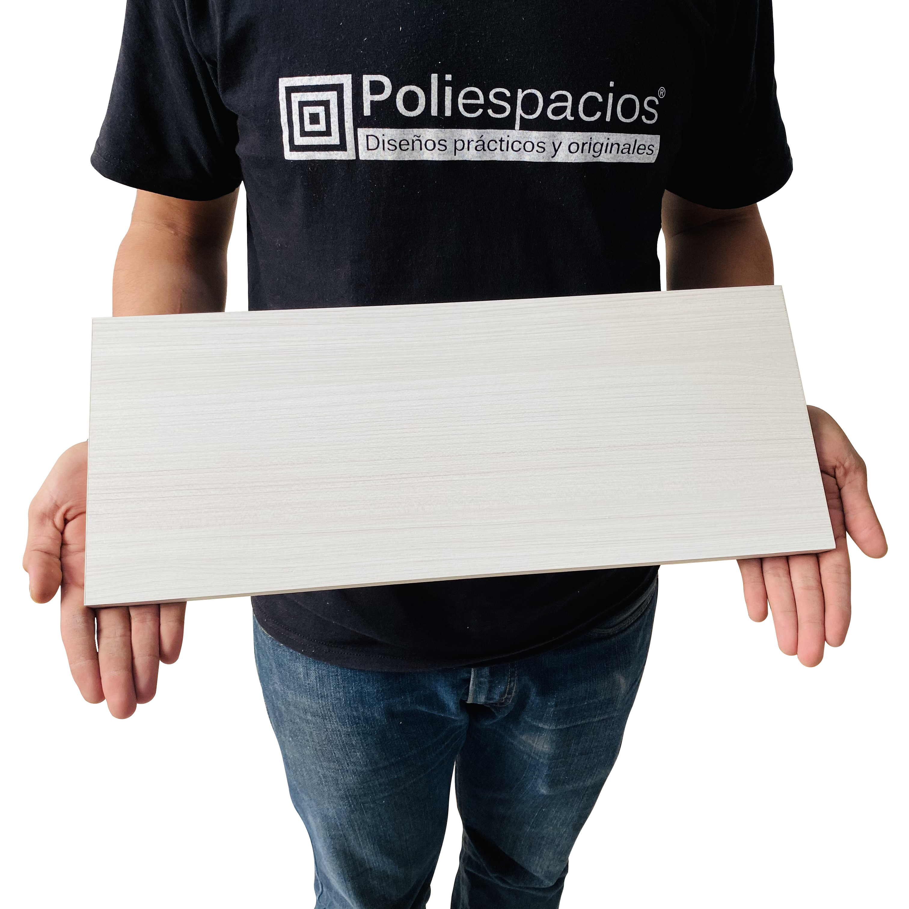 Foto 4 pulgar | Repisas Poliespacios Madera Melamina R52s3-25 3 Piezas 50 x 20 cm