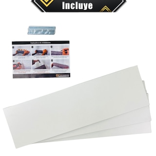 Foto 8 | 3 Repisas Poliespacios R50s3-03 Blanco Flotantes Madera Melamina 50x15cm