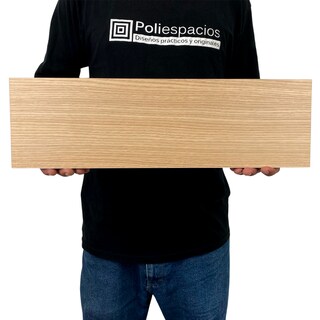 Foto 3 | Repisas Poliespacios de Madera Melamina 6 Piezas 50 x 15 cm
