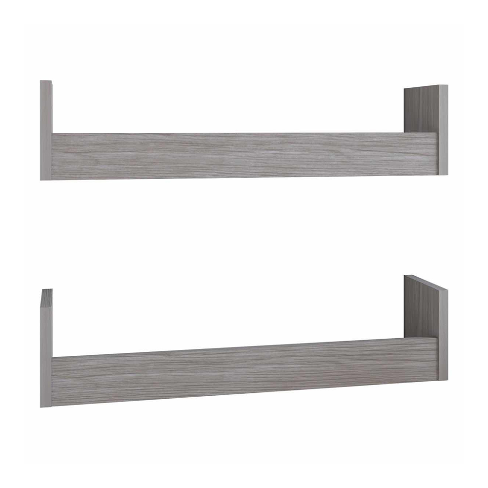 Foto 2 pulgar | Juego 2 Repisas Opciones Playcon 63 X 14 Cm Tablero Texturizado Gris Touch