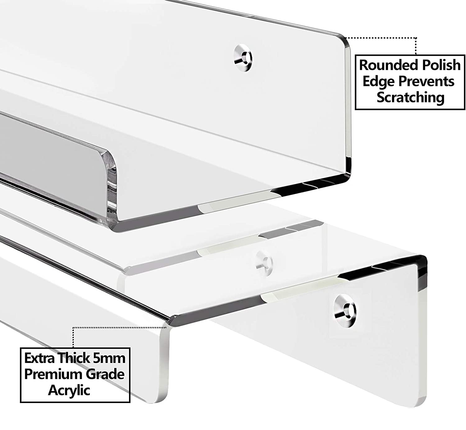 Foto 6 pulgar | Estantería Flotante Hblife De Pared Invisible De 60 Cm Para Niños - Venta Internacional.