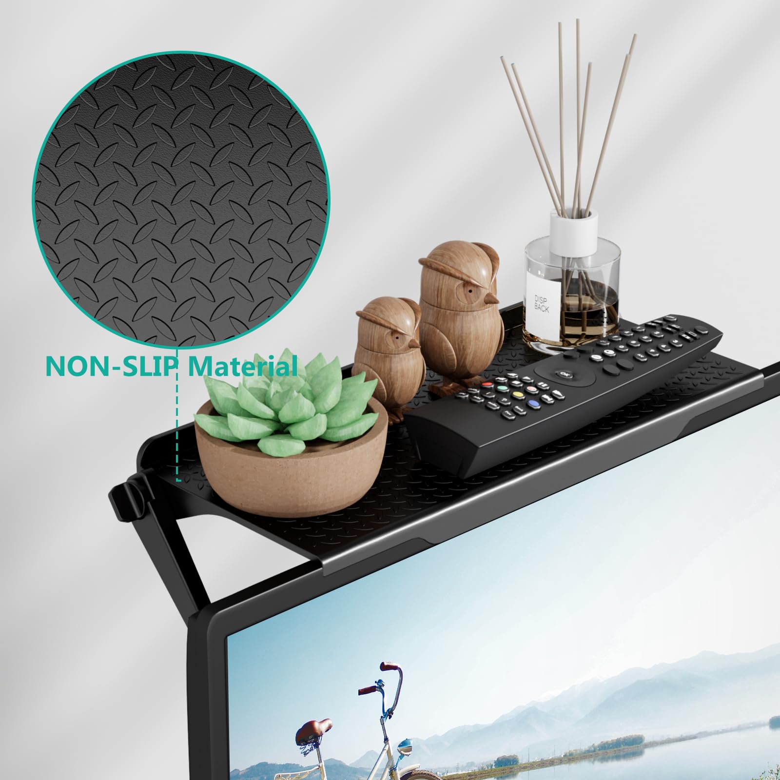 Foto 7 pulgar | Estante Superior para Tv Wali Tsp002-2b Negro 12 " Ajustable - Venta Internacional