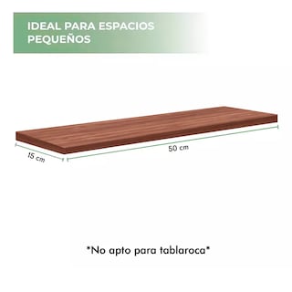 Foto 2 | Repisas Minimalistas 50x15 Cm Eo Safe Imports Esi-18496 Marron 3 Piezas