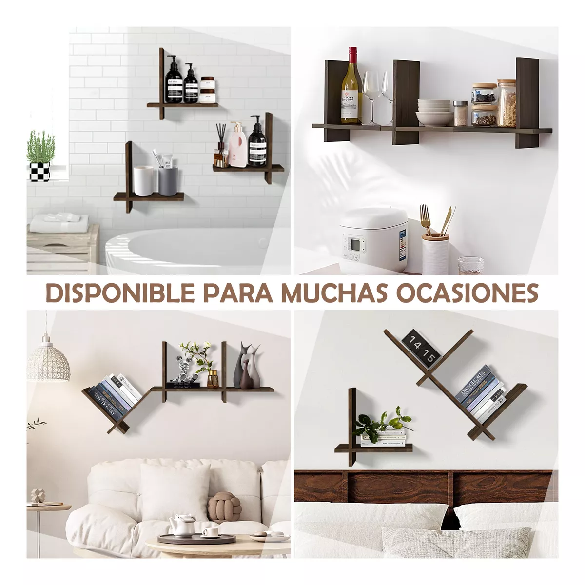Foto 5 pulgar | Repisas Eo Safe Imports Esi-18505 Marron 3 Piezas