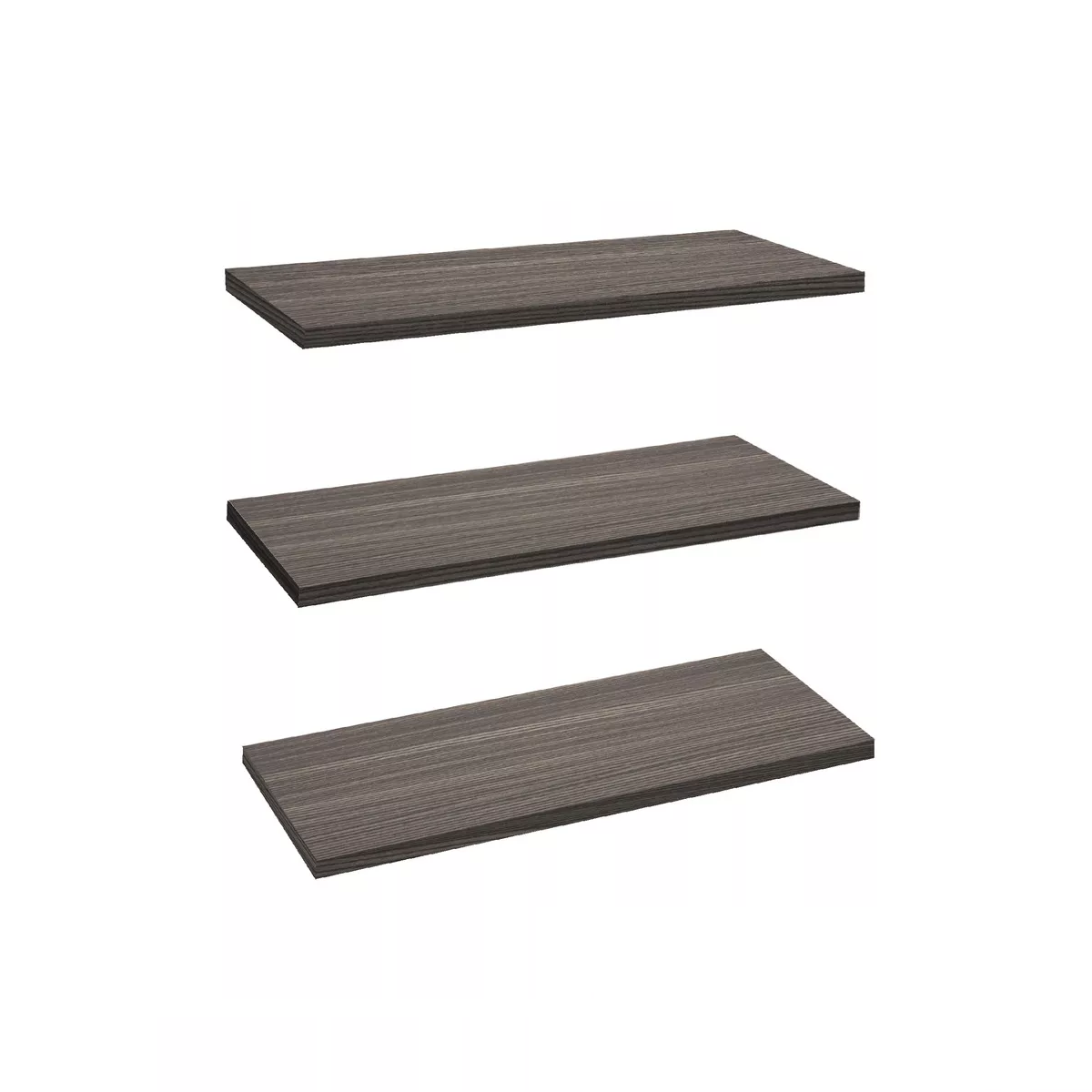 Foto 2 pulgar | Repisas Minimalistas Eo Safe Imports Esi-18497 Gris 3 Piezas