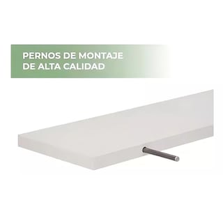 Foto 2 | Kit 3 Repisas Flotantes Minimalistas 50 x 15 Ccm Eo Safe Imports Gris