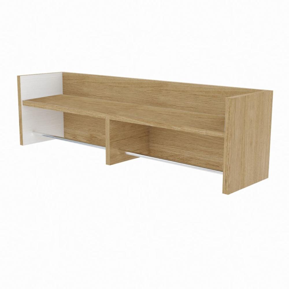 Foto 8 pulgar | Repisa Akita Color Rovere Blanco