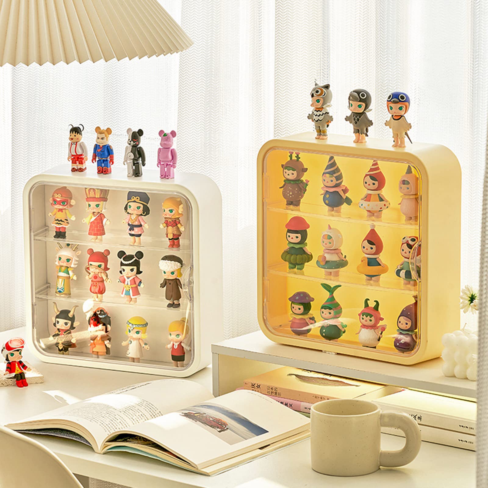 Foto 2 | Vitrina Wmm De Acrílico Transparente Con Puerta Para Figuras Montada En La Pared - Venta Internacional.
