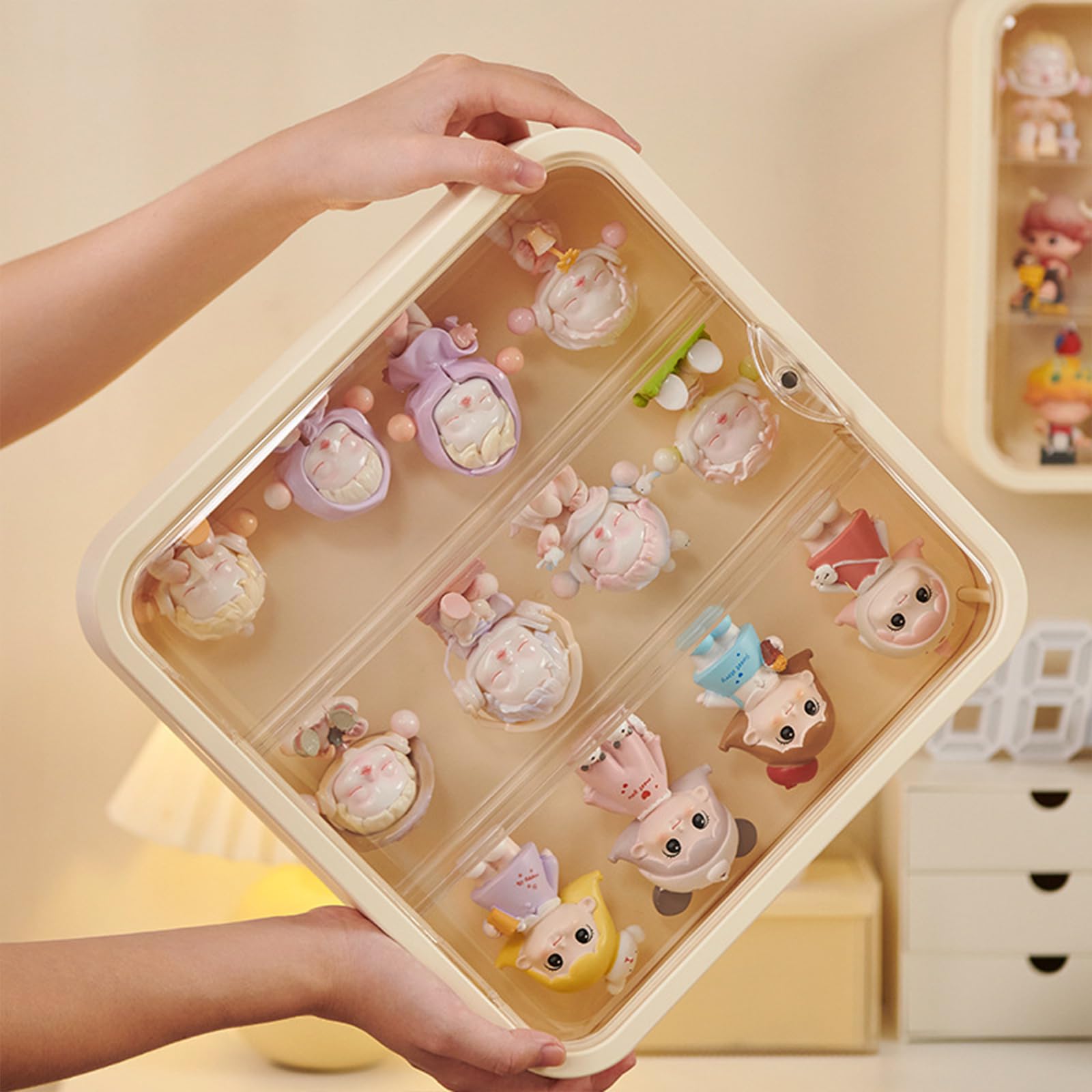 Foto 6 | Vitrina Wmm Para Figuras, Montada En La Pared, Caja De Almacenamiento De Muñecas - Venta Internacional.