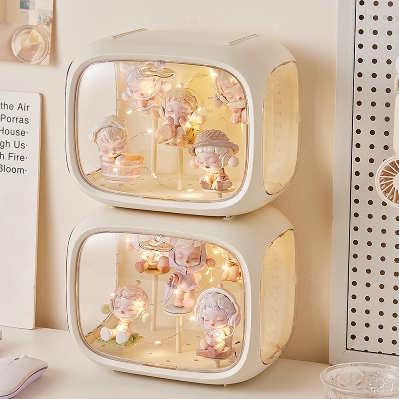 Foto 3 pulgar | Vitrina Wmm Para Figuras Con Soporte De Luz, Caja Acrílica - Venta Internacional.
