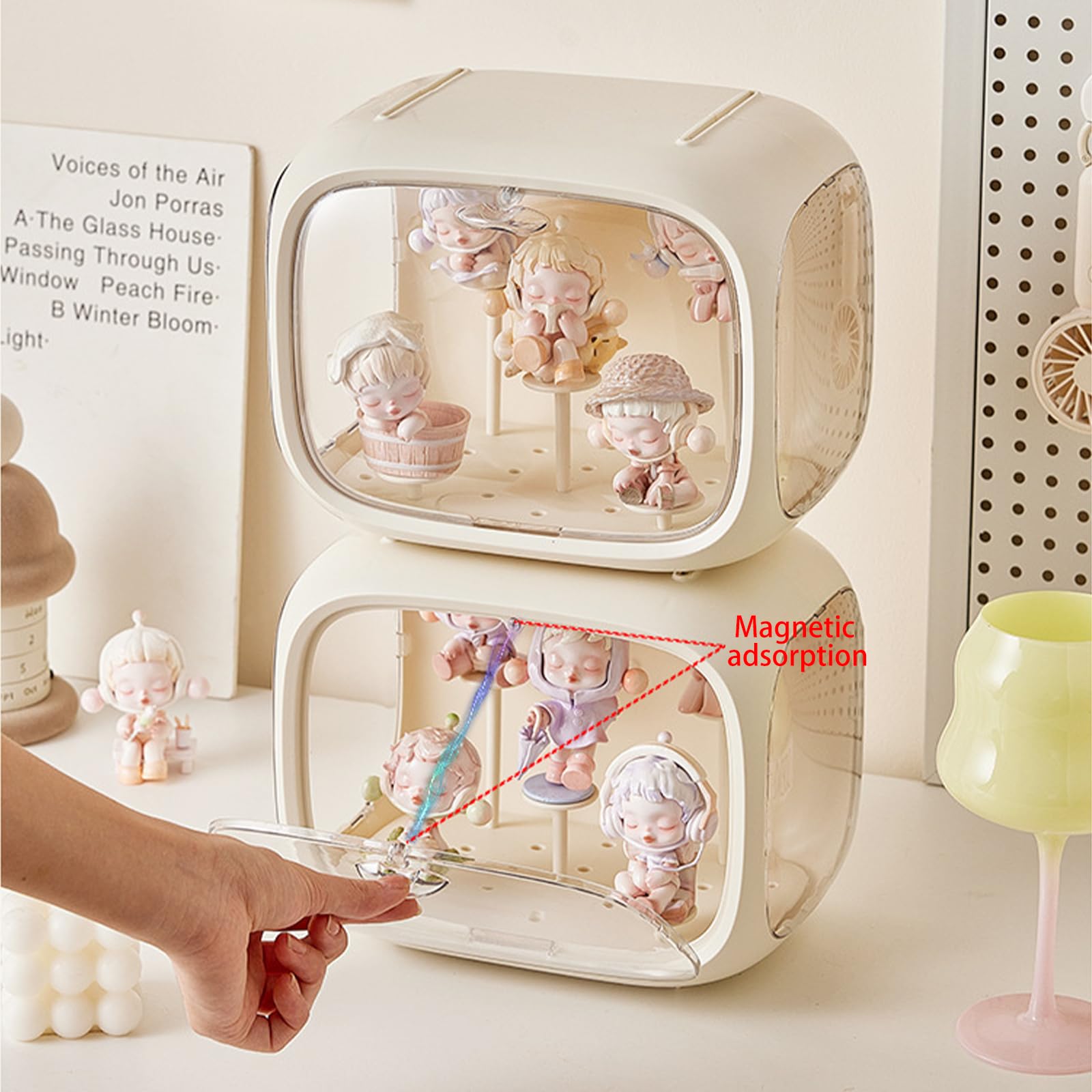 Foto 7 pulgar | Vitrina Wmm Para Figuras Con Soporte De Luz, Caja Acrílica - Venta Internacional.