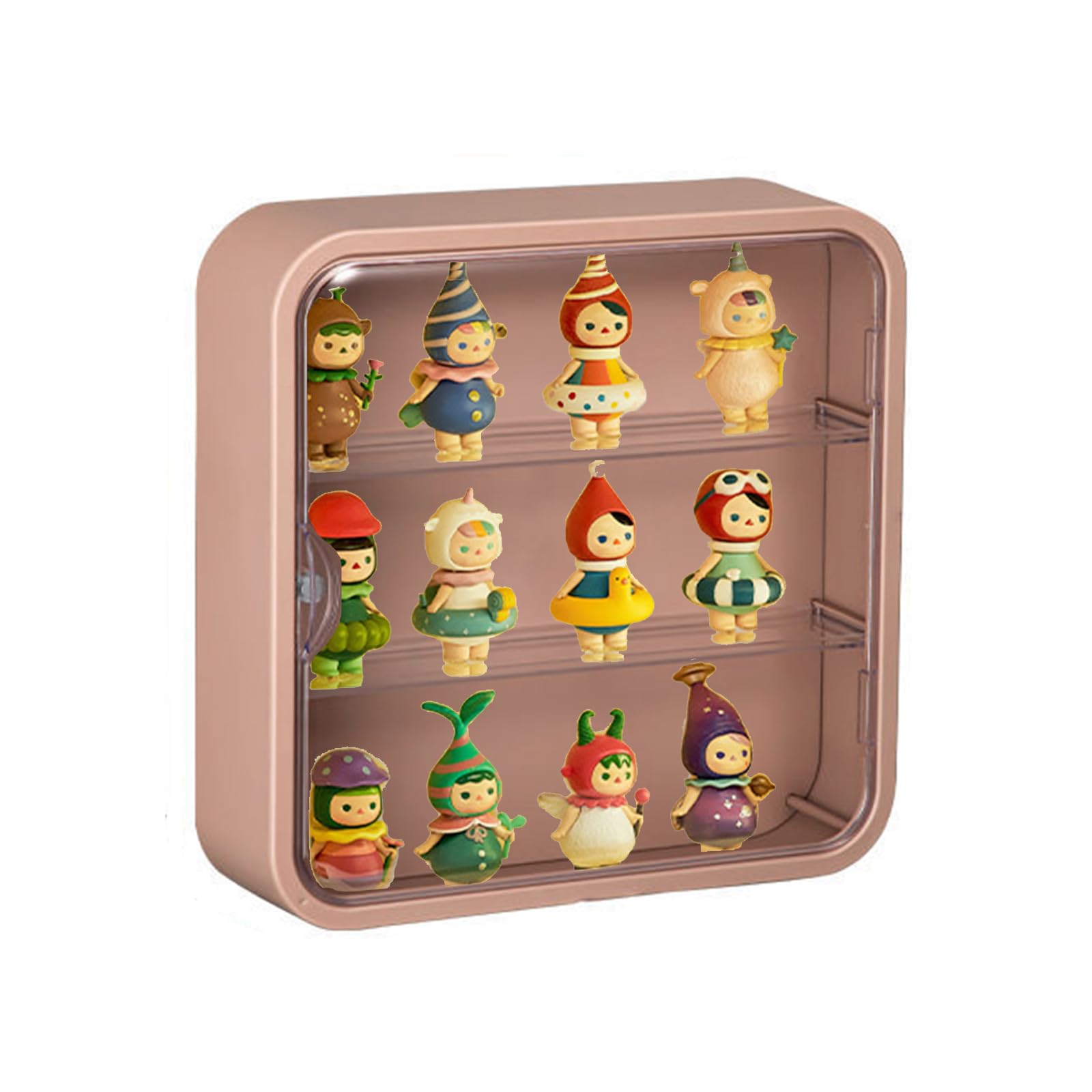 Foto 1 | Expositor Wmm Transparente Para Guardar Muñecas En La Pared Con Figuras - Venta Internacional.