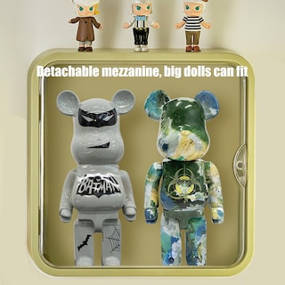 Foto 6 | Expositor Wmm Transparente Para Guardar Muñecas En La Pared Con Figuras - Venta Internacional.