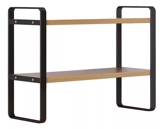 Estante Xtellar de 2 Niveles Negro