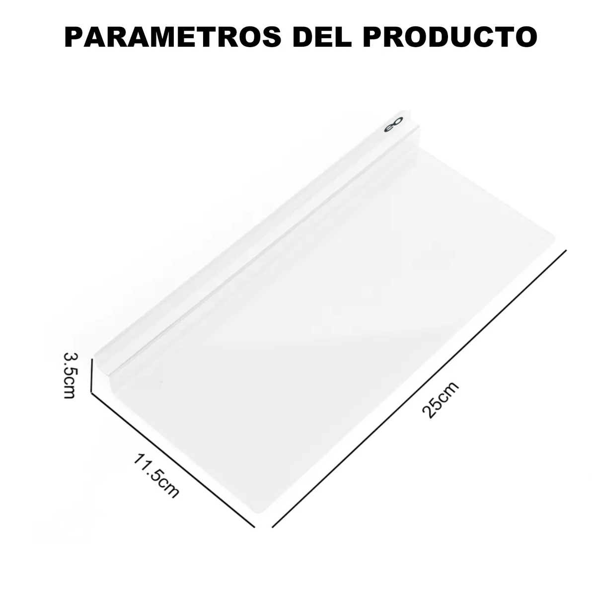 Foto 3 pulgar | Exhibidor Para Zapatos Acrílico Para Panel Ranurado Set 24 Piezas Eo Safe Imports Esi-18699 Transparente