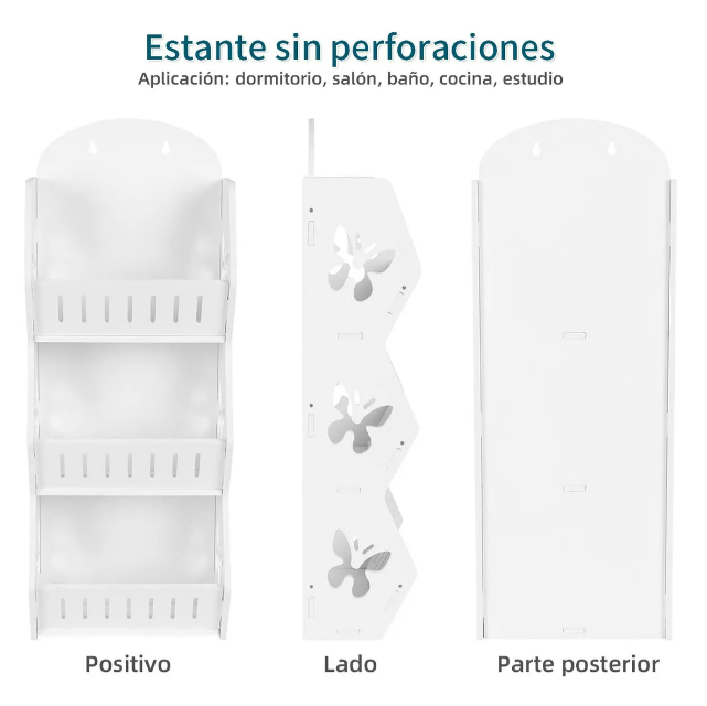 Foto 5 pulgar | Repisas Xtellar De Pared Para El Salón Y La Cocina Estante De Baño Estantería Para El Baño Salón Y Cocina Mandag