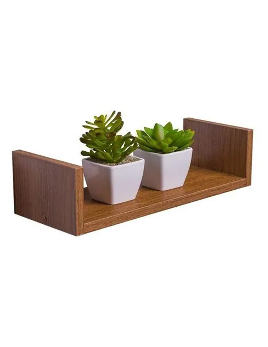 Foto 3 pulgar | Repisa Flotante de Madera 50 x 10 cm