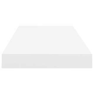 Foto 5 | Estantería Flotante Vidaxl, Montada En La Pared, Color Blanco, 60 X 23,5 X 3,8 Cm, 2 Unidades - Venta Internacional.