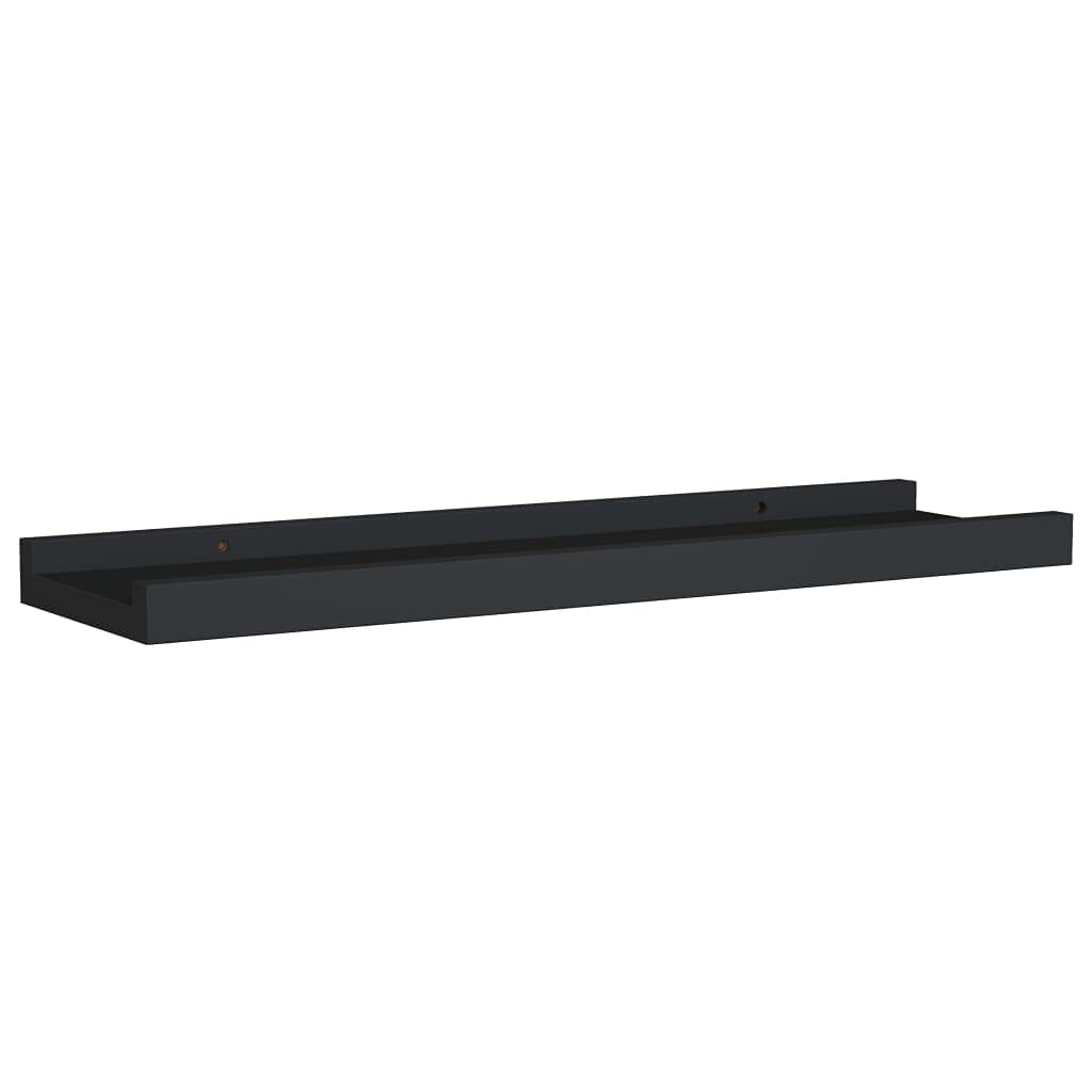 Foto 5 pulgar | Juego De 2 Estantes Vidaxl Con Forma De Repisa, Color Negro, Para Montar En La Pared - Venta Internacional.