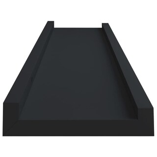 Foto 6 | Juego De 2 Estantes Vidaxl Con Forma De Repisa, Color Negro, Para Montar En La Pared - Venta Internacional.