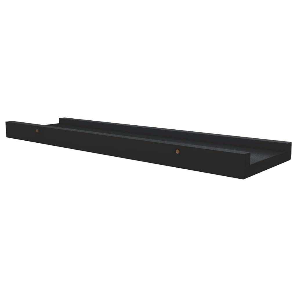 Foto 8 pulgar | Juego De 2 Estantes Vidaxl Con Forma De Repisa, Color Negro, Para Montar En La Pared - Venta Internacional.