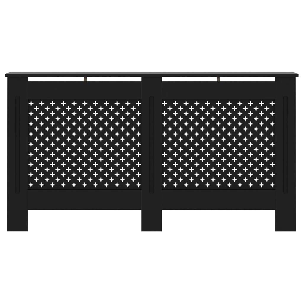 Foto 5 pulgar | Cubierta De Radiador Vidaxl Negra Con Moderno Diseño De Listones (mdf) - Venta Internacional.