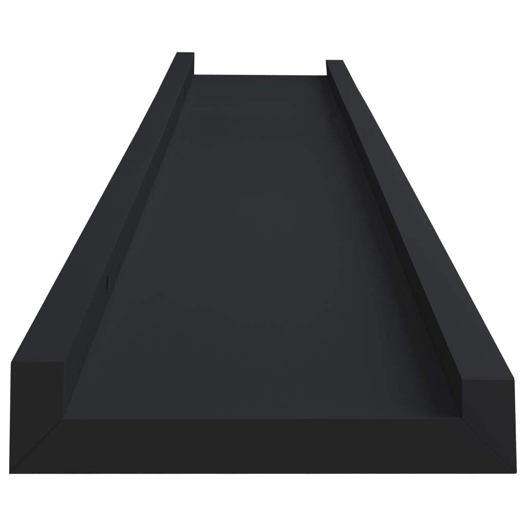 Foto 6 pulgar | Estantería De Pared Vidaxl, Mdf Lacada En Negro, 80 Cm - Venta Internacional.