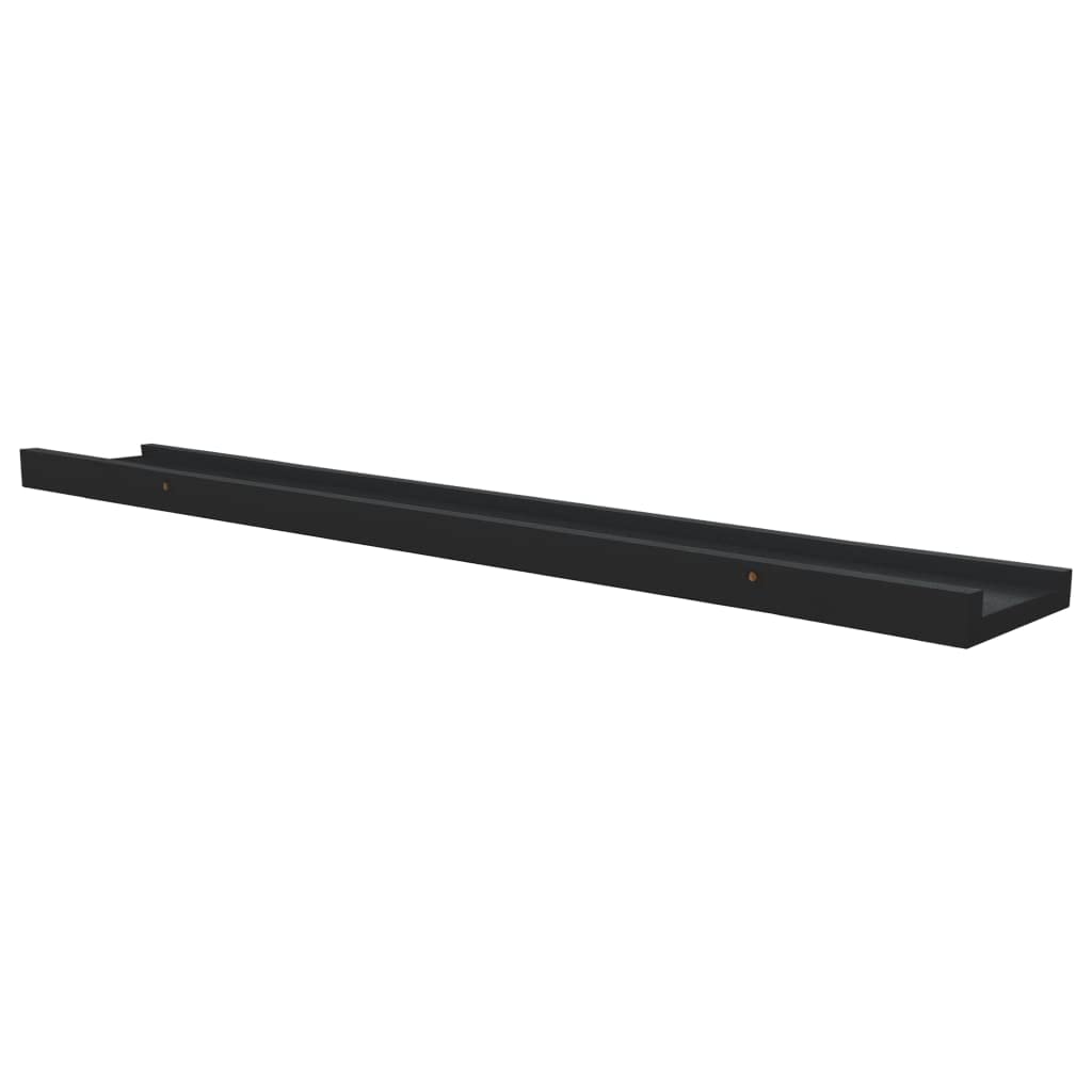Foto 7 pulgar | Estantería De Pared Vidaxl, Mdf Lacada En Negro, 80 Cm - Venta Internacional.