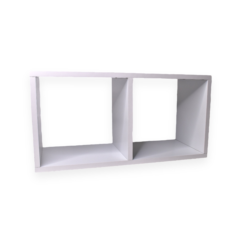 Foto 1 | Repisa Cubo Doble Blanco