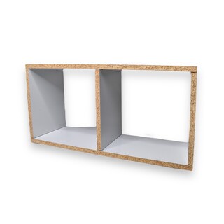 Foto 2 | Repisa Cubo Doble Blanco