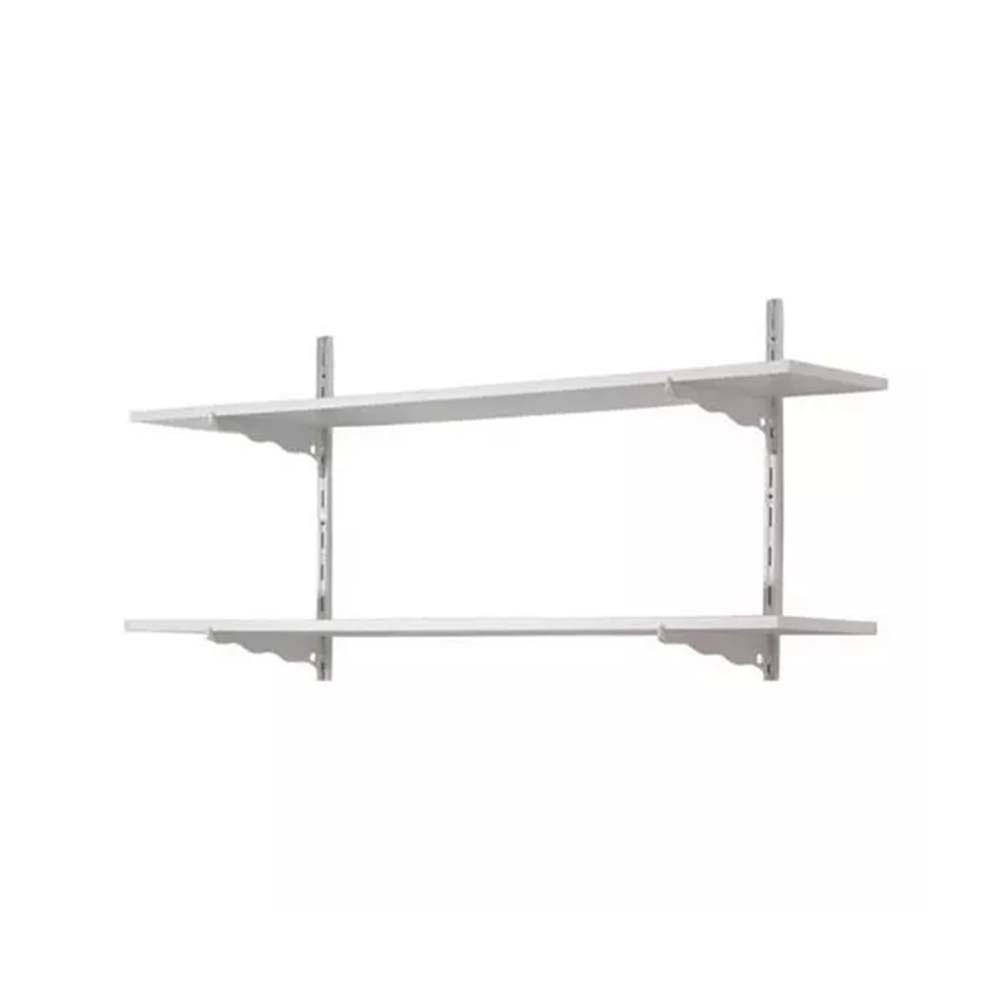 Repisas Con Kit Multiusos Prak-t 90x20cm Blanco
